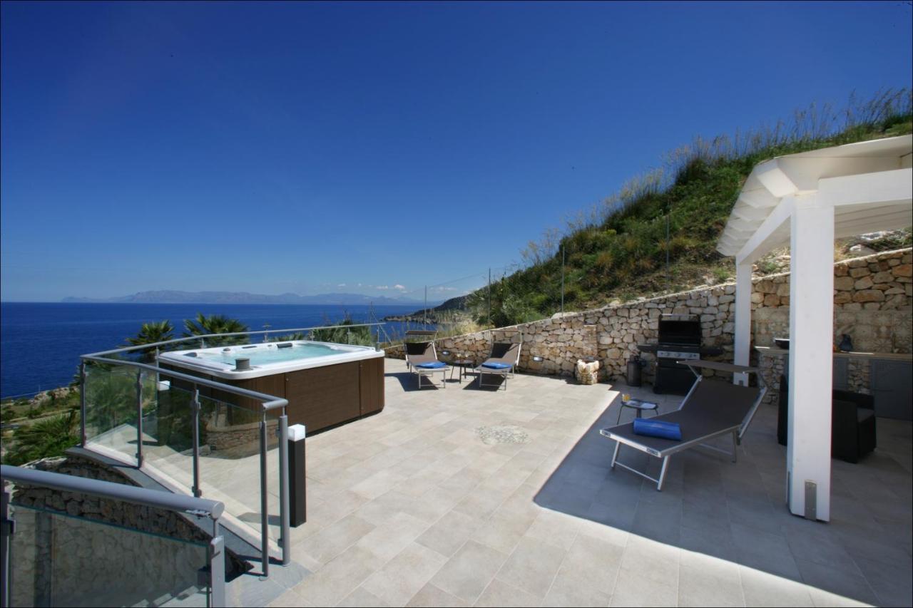 Villa Antonia - Vasca Idromassaggio Terrazza Vista Mare San Vito Lo Capo Dış mekan fotoğraf