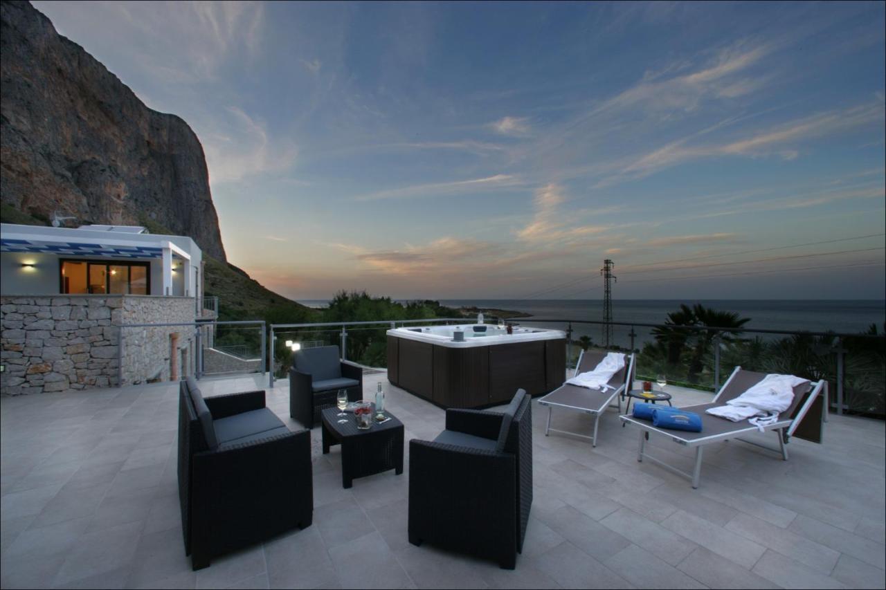 Villa Antonia - Vasca Idromassaggio Terrazza Vista Mare San Vito Lo Capo Dış mekan fotoğraf
